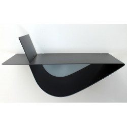 table de chevet suspendue chevet mural design table de nuit moderne en métal