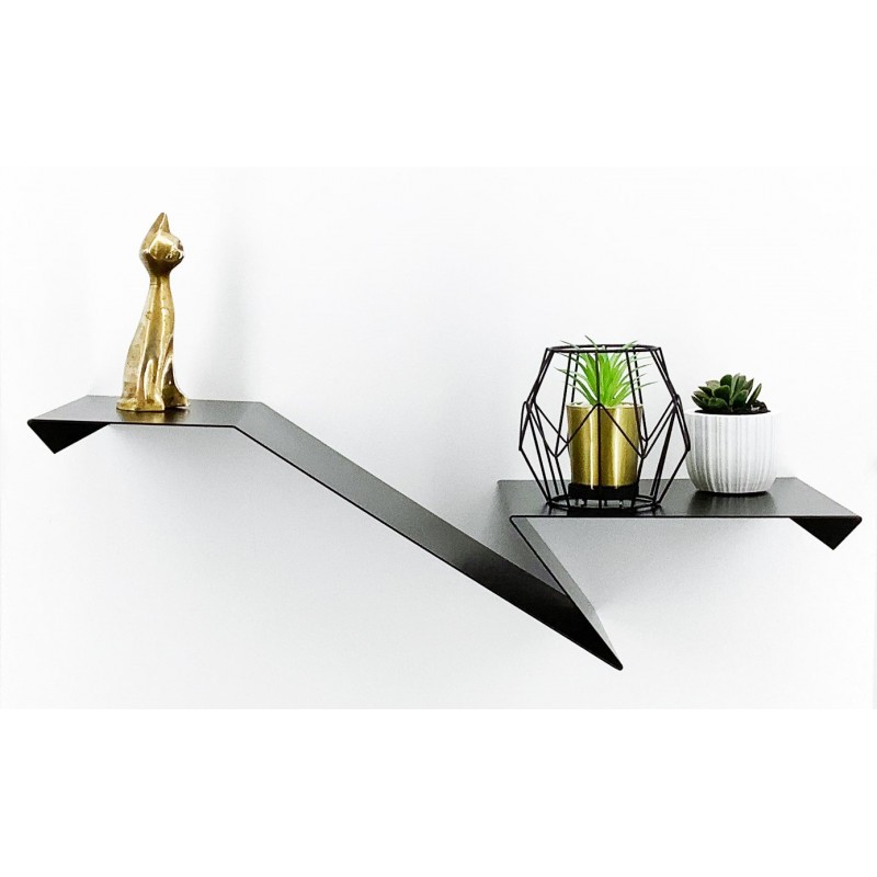 Table de nuit suspendue moderne table de chevet murale design en acier